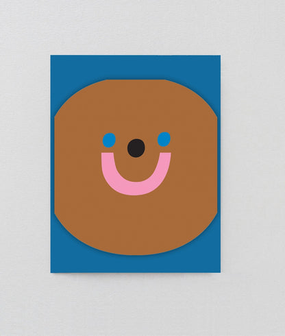 Monkey Fold Out Kid's Birthday Card