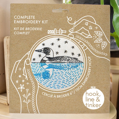 Loon Complete Embroidery Kit