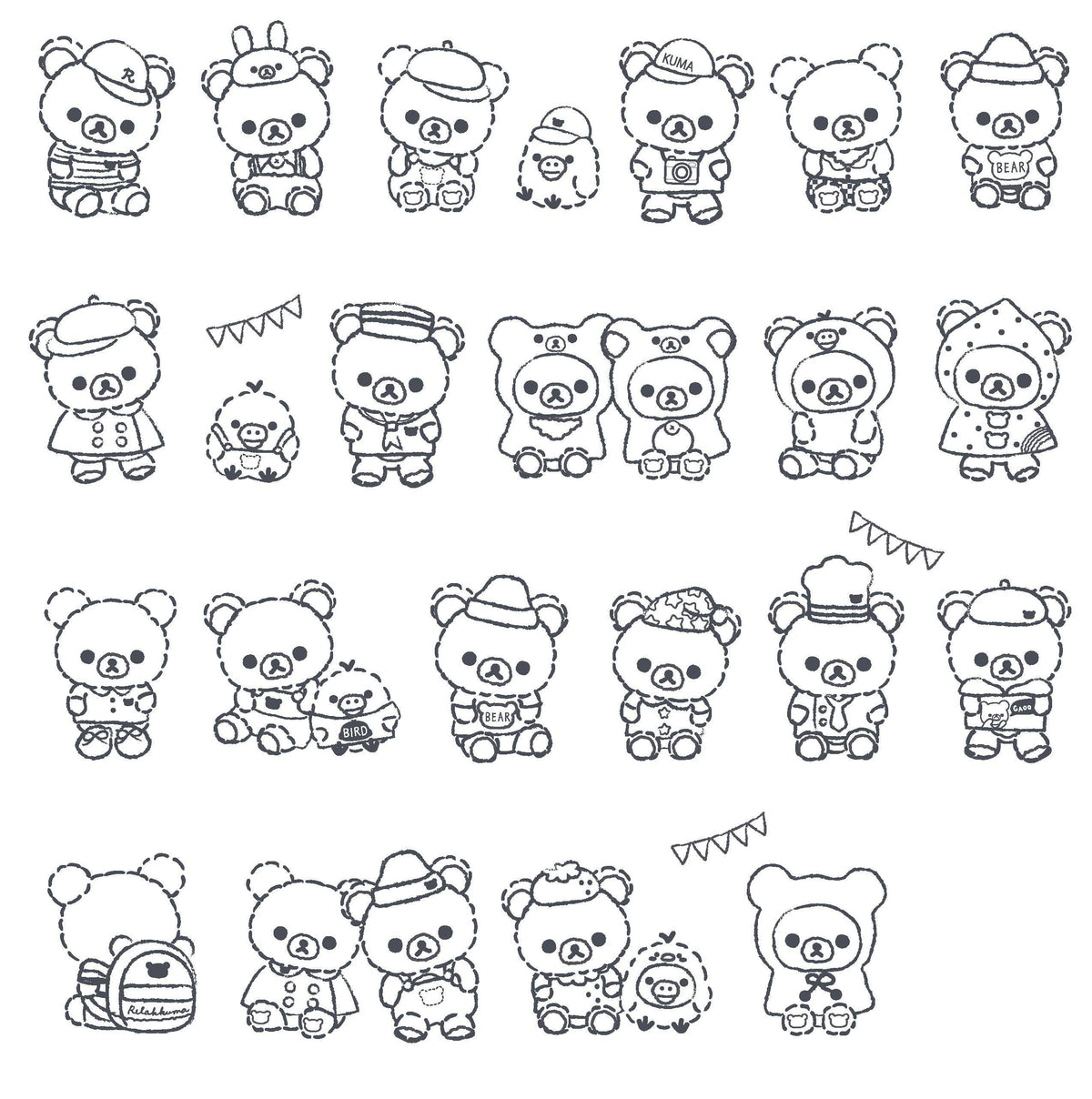 Rilakkuma Coloring Book: Cute & Cozy Classics
