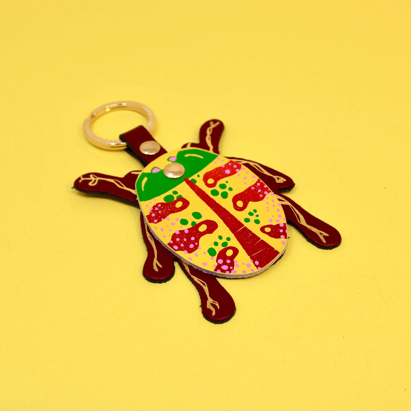 Beetle Key Fob: Yellow/Red/Green