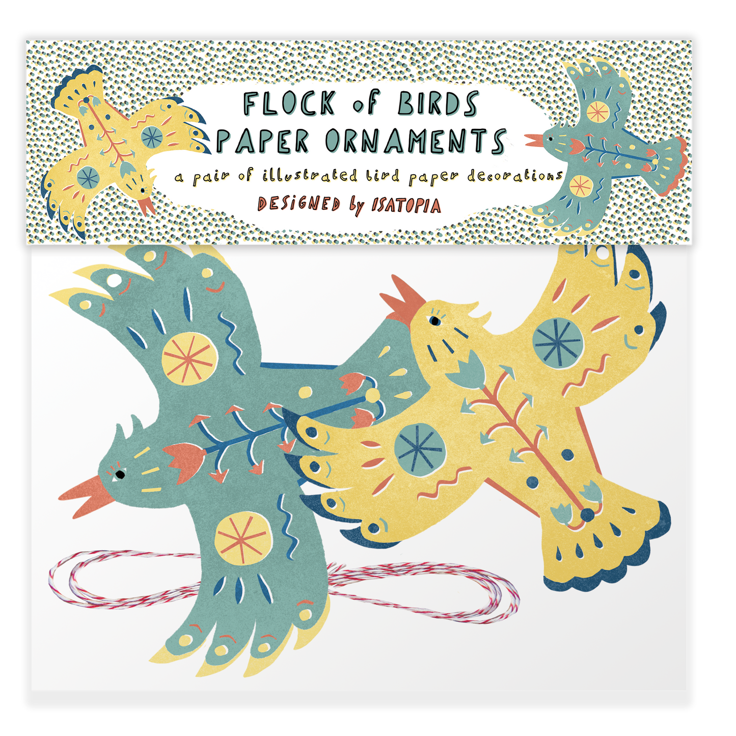 Flock of Birds - Paper Ornaments