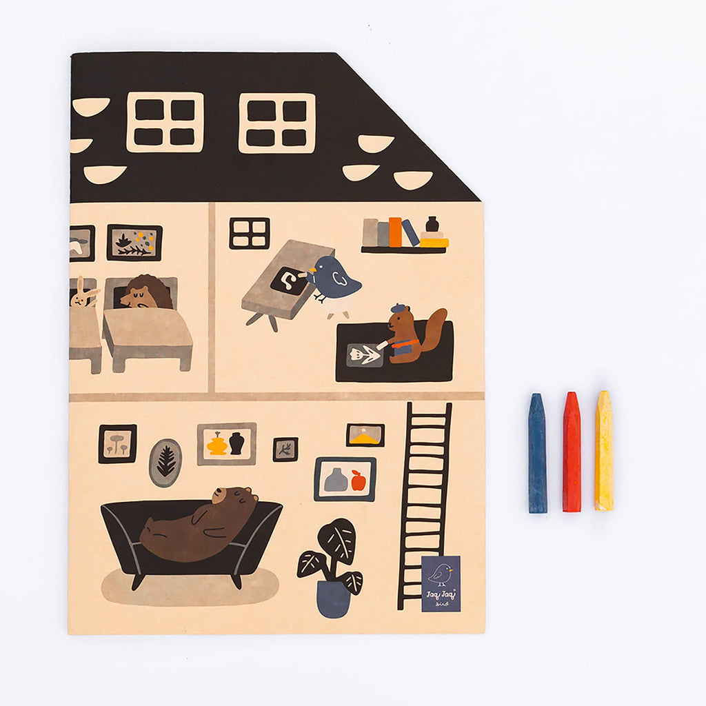 Jumbo Paper Coloring Book - Play House