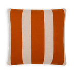 Cotton Knit Throw Pillow/Cushion Cover - Enkel Burnt Orange