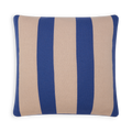 Cotton Knit Throw Pillow/Cushion Cover - Enkel Cobalt Blue