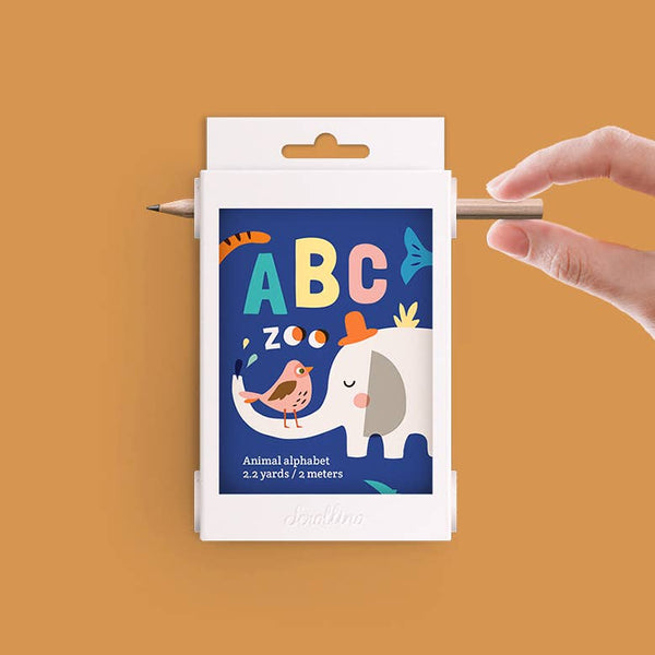 ABC's learning book with animals - Scrollino ABC ZOO