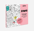 Kawaii Giant Coloring Poster