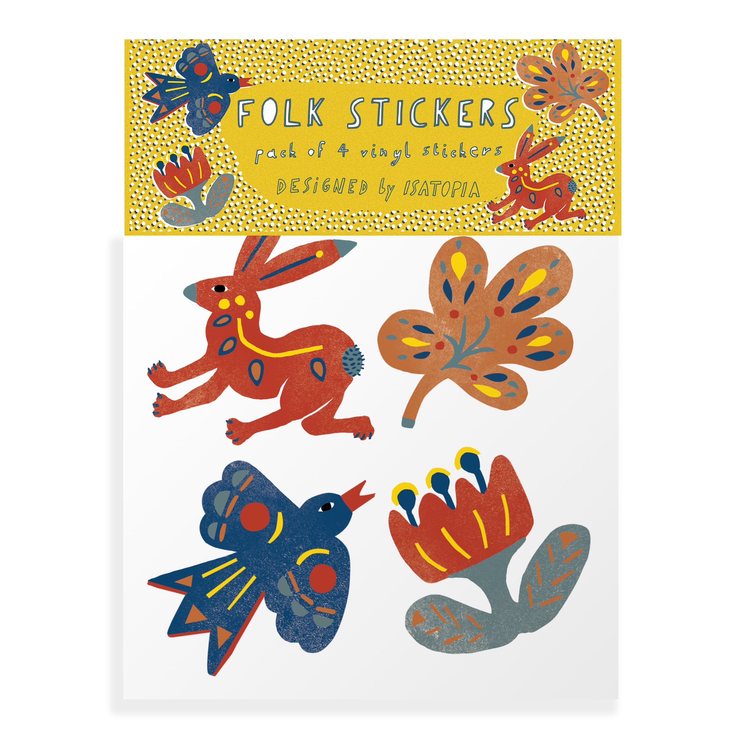 Folk - Vinyl Stickers Pack