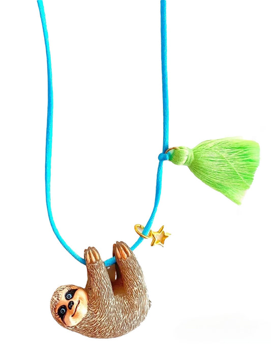 Sleepy Sloth Necklace