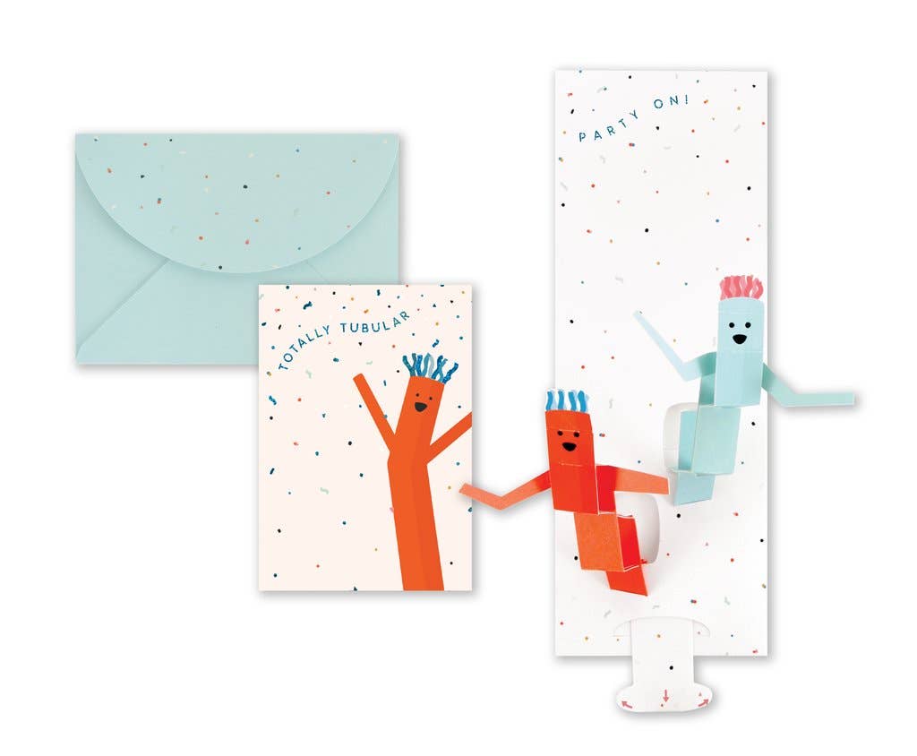 Totally Tubular Pop-Up Greeting Card