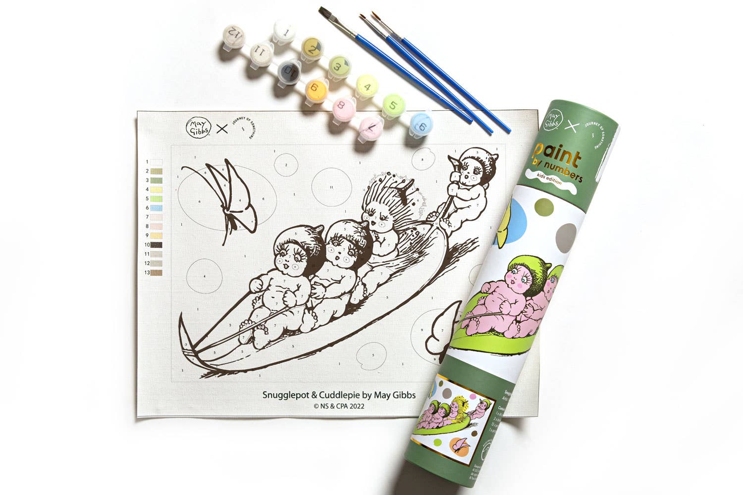 Kids Paint by Numbers - May Gibbs