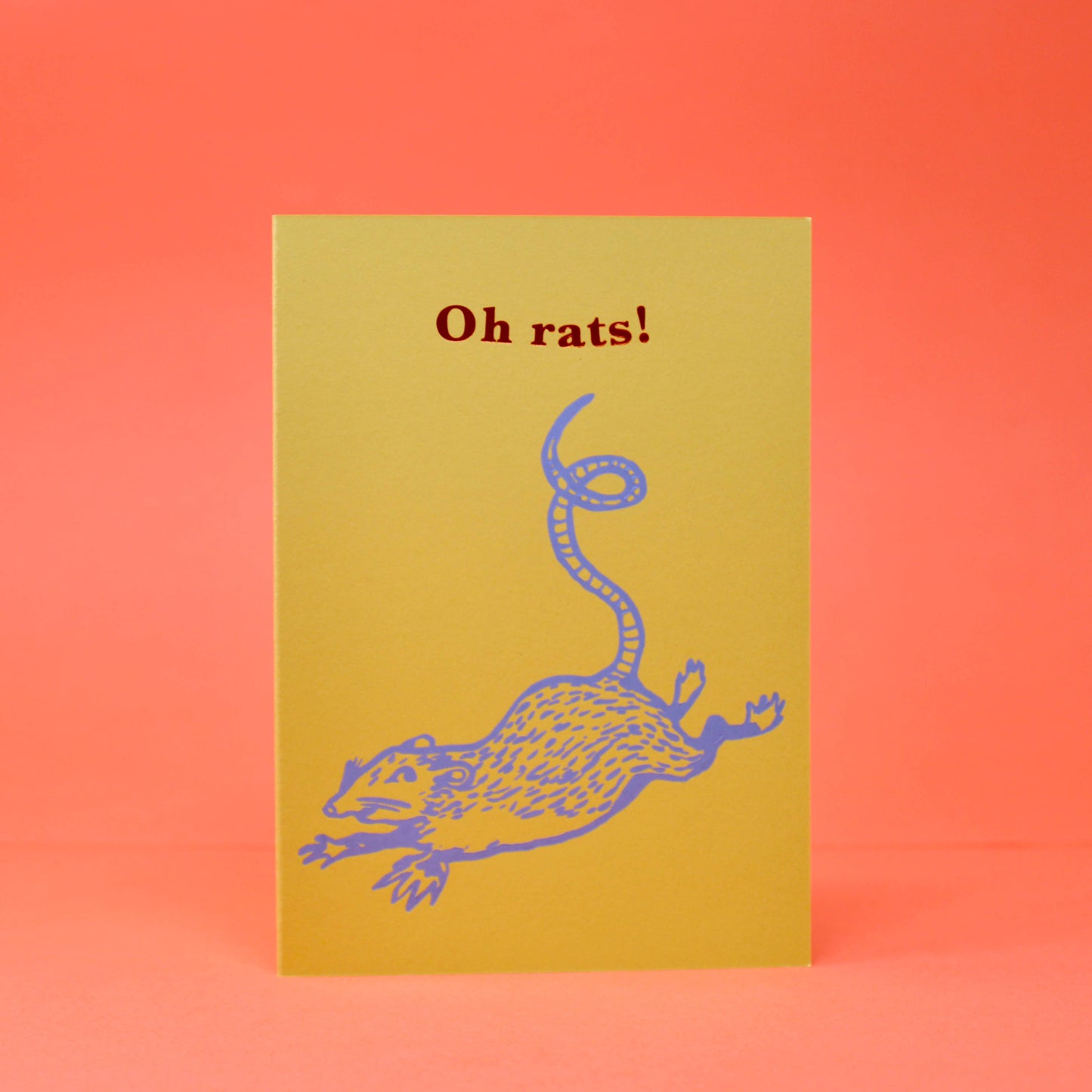 Oh Rats! - Greetings Card