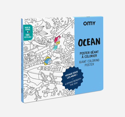 Ocean - Giant Coloring Poster